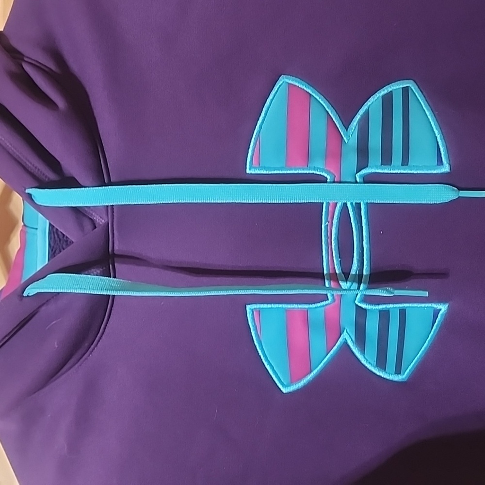 Under Armour Hoodie Size Xs Tp Girls - Picture 2 of 7